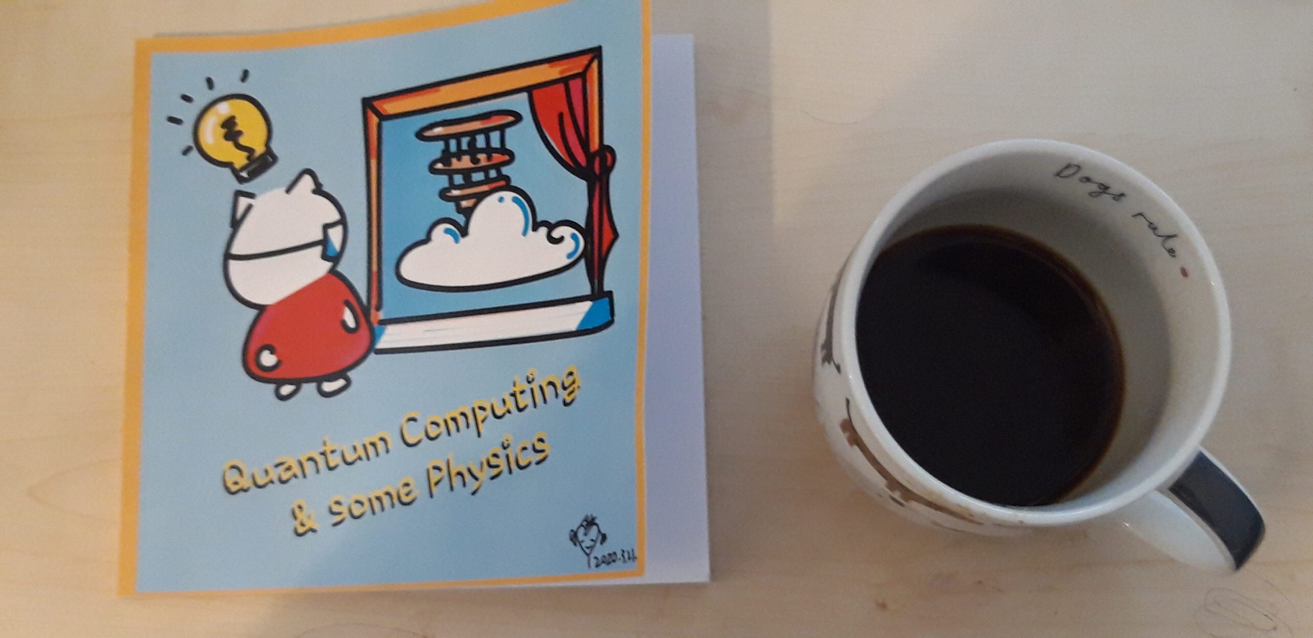 Quantum Computing & Some Physics: Learning Quantum Computing With Comics