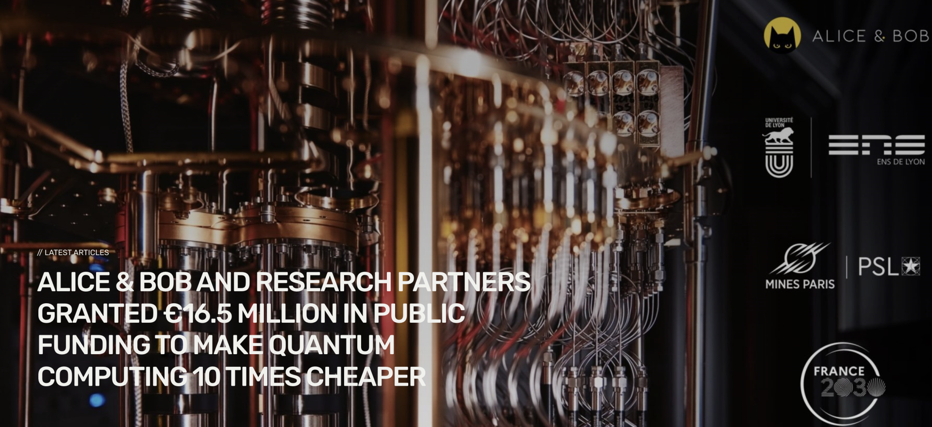 Alice &Amp; Bob Secure €16.5M Grant To Make Quantum Computing 10X Cheaper, Accelerating Market Readiness
