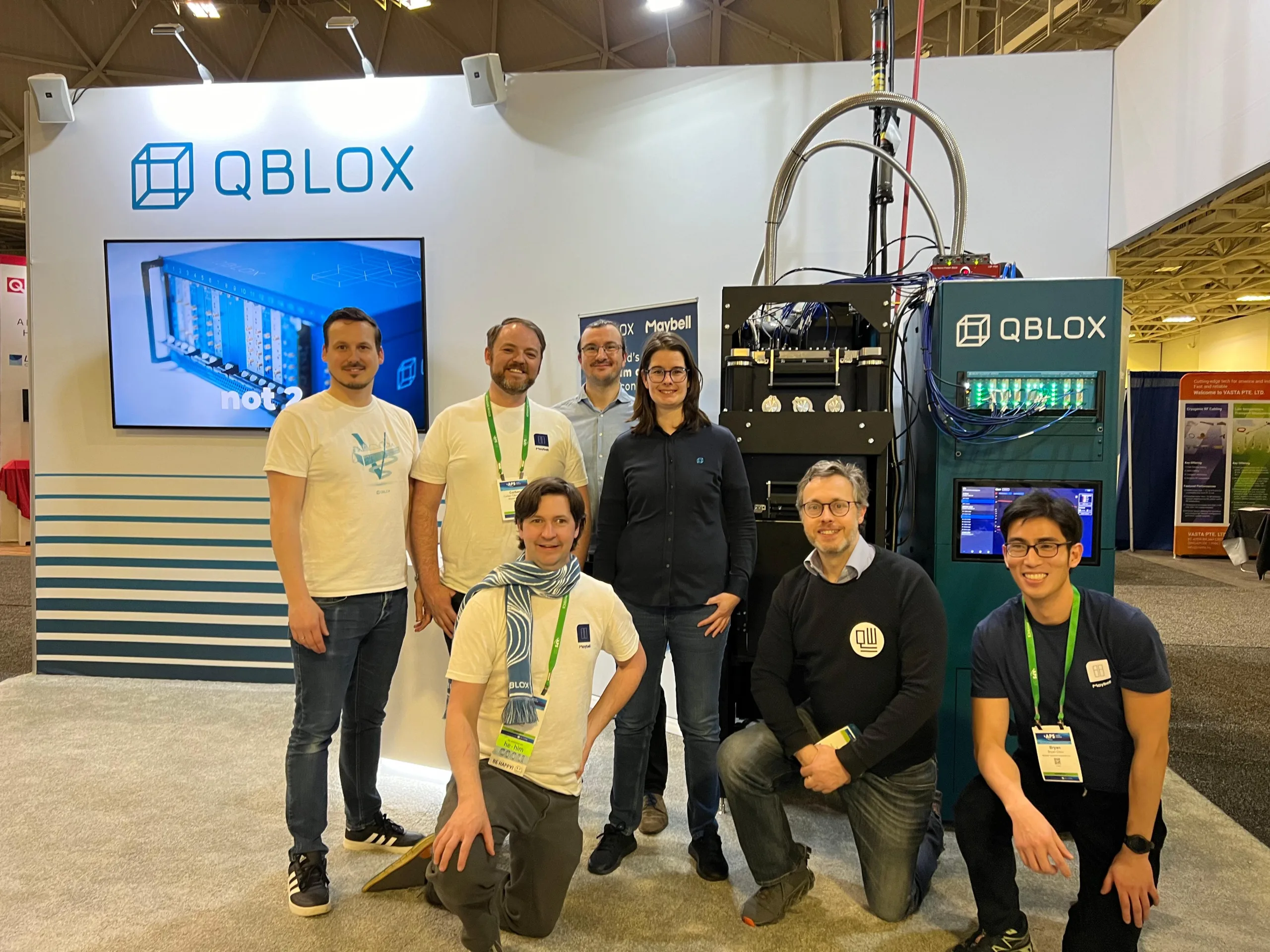 Qblox, Maybell, Quantware Unveil Full-Stack Quantum System In Record 48 Hours At Aps 2024